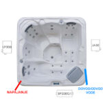 JJSPA Gamma 123 - Masažni bazen - Slika 15