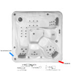 JJSPA Gamma 223 - Masažni bazen - Slika 11