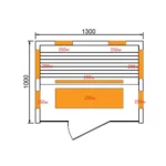 JJSPA JIP130 – Infracrvena sauna - Slika 8