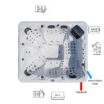 JJSPA Beta 616 - Masažni bazen - Slika 7