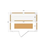 JJSPA JIC150 – Infracrvena sauna - Slika 5