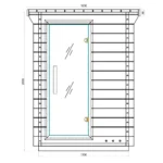 JJSPA JZC130 – Vanjska kombinirana sauna - Slika 6