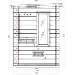 JJSPA JZC130 – Vanjska kombinirana sauna - Slika 7