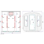 JJSPA JZC220 – Vanjska kombinirana sauna - Slika 12