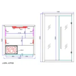 JJSPA JCP130 – Kombinirana sauna - Slika 10